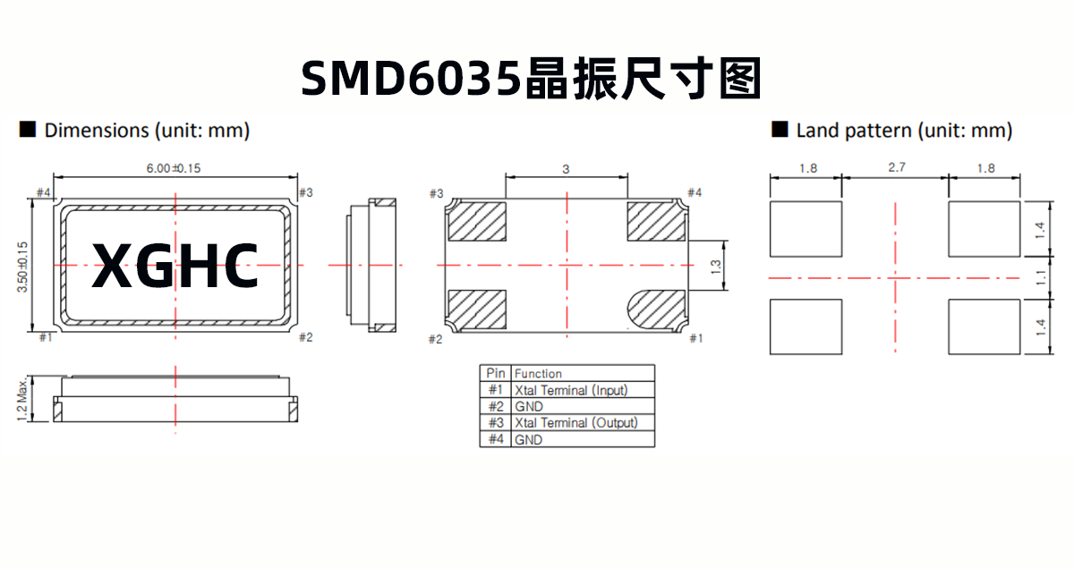 SMD6035晶振-星光鴻創(chuàng)
